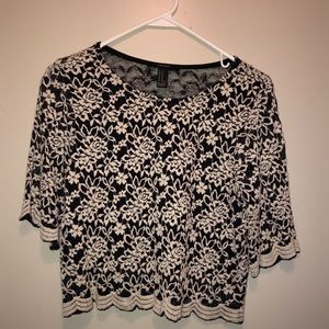 Cropped patterned shirt Forever 21